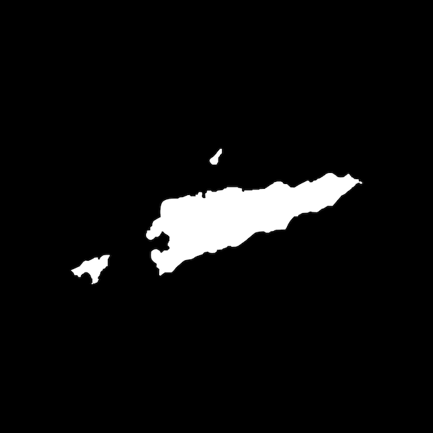 El icono del mapa de Timor-Leste