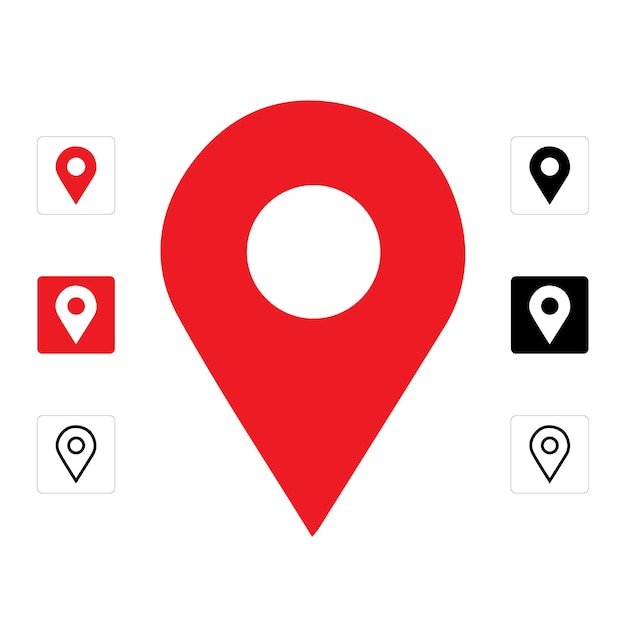icono del mapa vector Descarga gratuita del marcador GPS