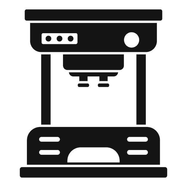 Icono de máquina de café por goteo Ilustración simple del icono de vector de máquina de café por goteo para diseño web aislado sobre fondo blanco