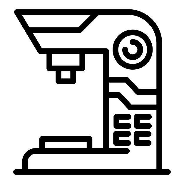 Icono de máquina de café de oficina en casa Icono de vector de máquina de café de oficina en casa esquema para diseño web aislado sobre fondo blanco