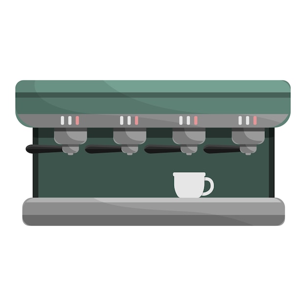 Icono de máquina de café profesional Icono vectorial de máquina de cafe profesional para diseño web aislado en fondo blanco