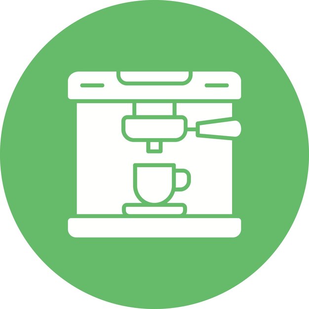 El icono de la máquina de café