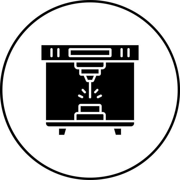 Icono de la máquina de corte por láser