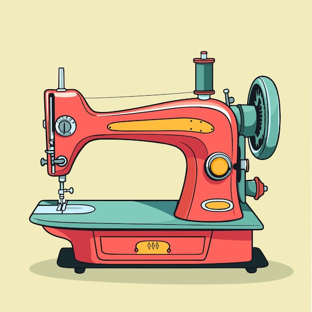Icono de máquina de coser manual Ilustración vectorial simple del icono de máquina de coser manual