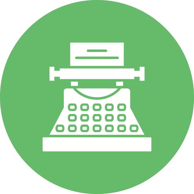 Icono de la máquina de escribir