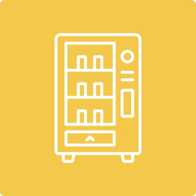 El icono de la máquina expendedora