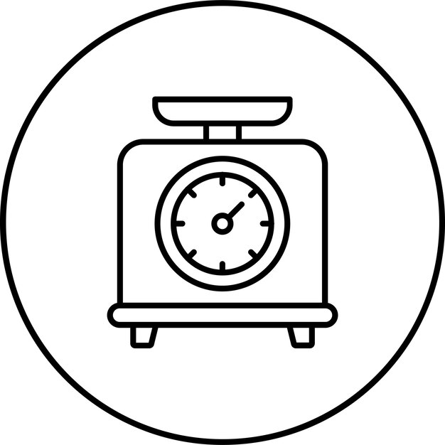 Icono de la máquina de pesaje