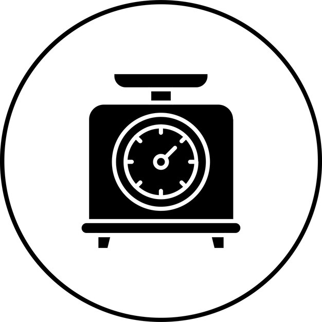 Icono de la máquina de pesaje