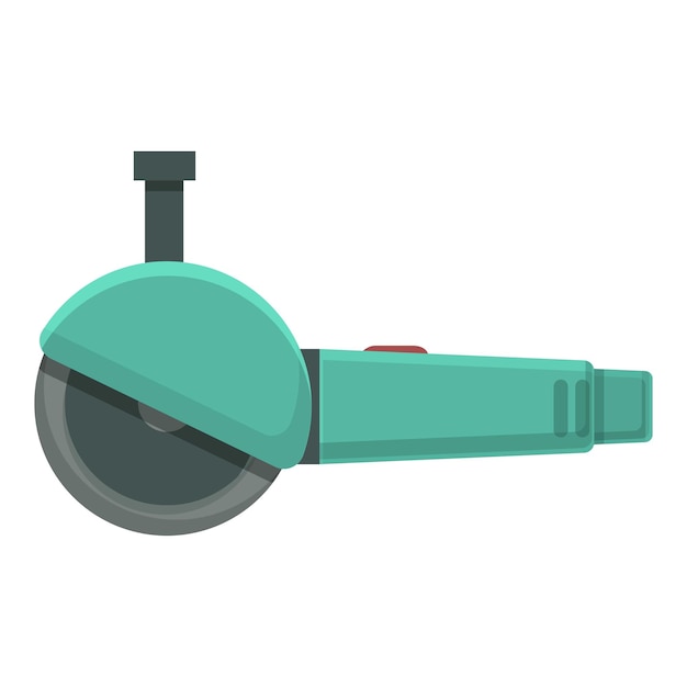 Icono de máquina rectificadora eléctrica. Caricatura de máquina rectificadora eléctrica icono vectoriales para diseño web aislado sobre fondo blanco.