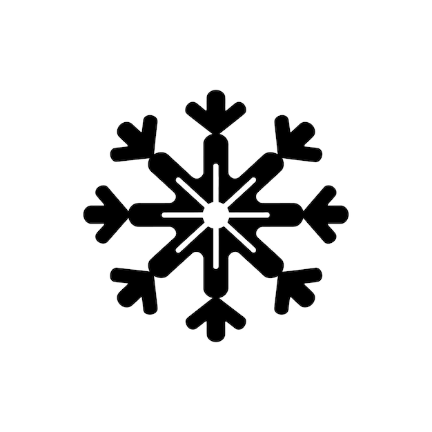 El icono de la maravilla de invierno del copo de nieve