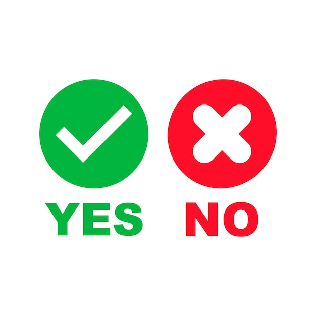 Icono de marca de verificación aislado sobre fondo blanco Ilustración vectorial