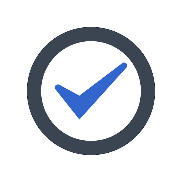 icono de marca de verificación