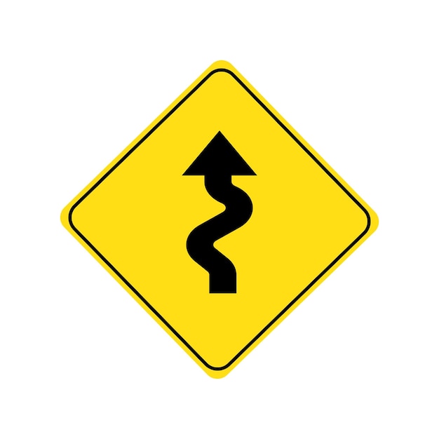 Icono de la marcación de la carretera