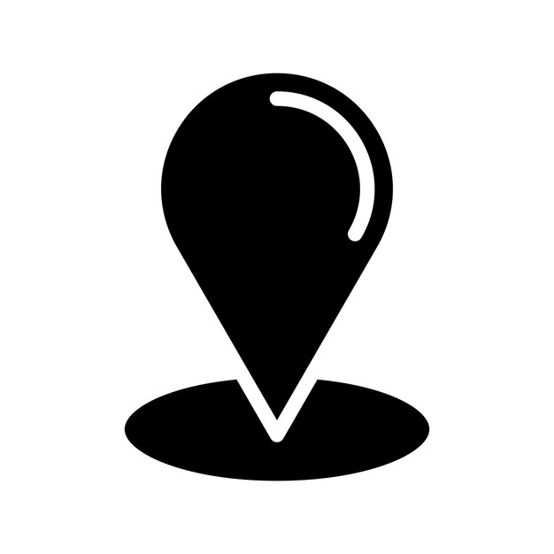 El icono del marcador establece la ubicación del mapa, el pino, el vector, el símbolo, la posición, el puntero, el botón, la dirección, el marcador, el signo.