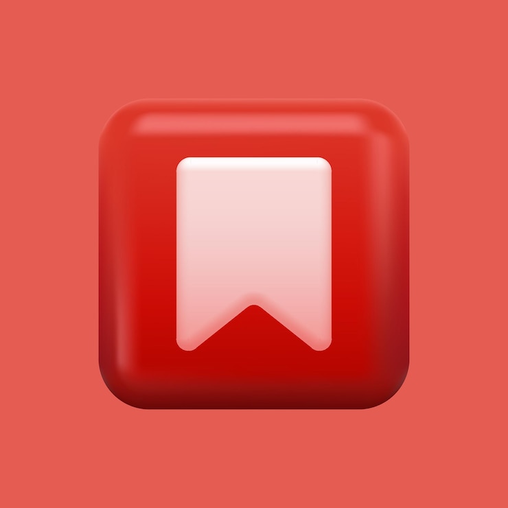 Vector icono de marcador. objeto 3d aislado rojo. ilustración vectorial