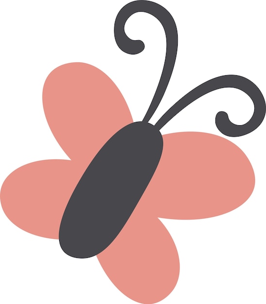 Icono de la mariposa y el insecto