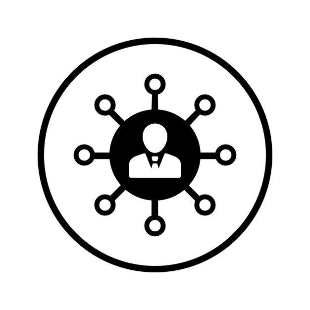 El icono de marketing de afiliación