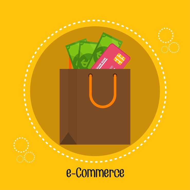 Vector icono de marketing de comercio electrónico