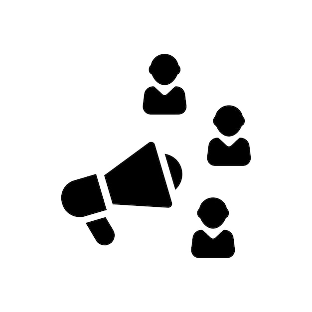 Icono de marketing en las redes sociales