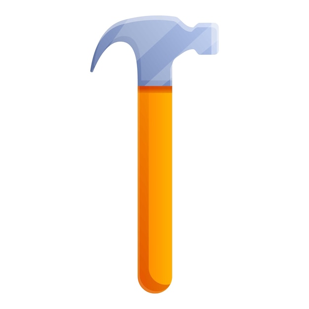 Icono de martillo carpintero Icono vectorial de martillo de carpintero para diseño web aislado sobre fondo blanco