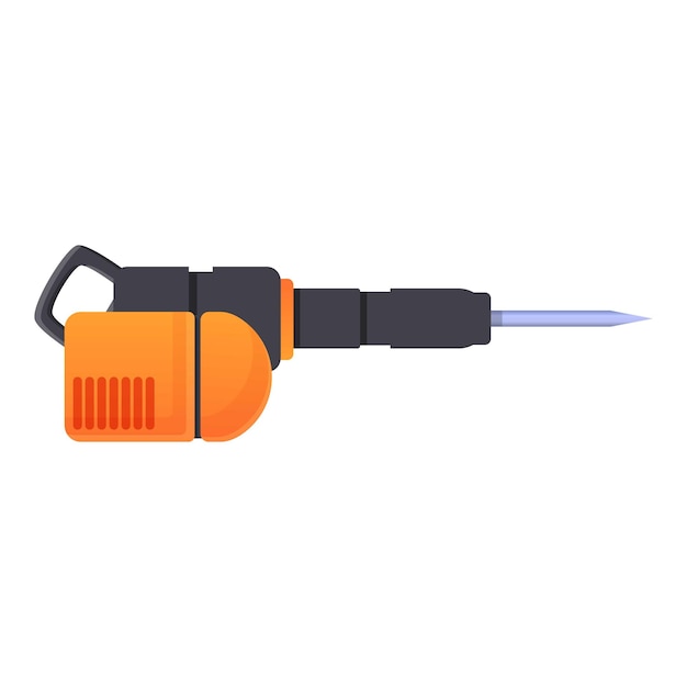 Icono de martillo Jack Caricatura de icono de vector de martillo Jack para diseño web aislado sobre fondo blanco