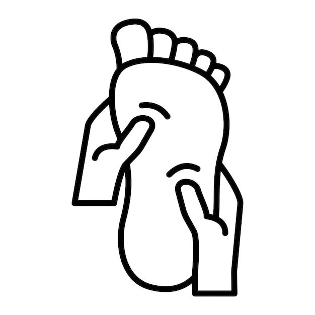 Icono de masaje de pies