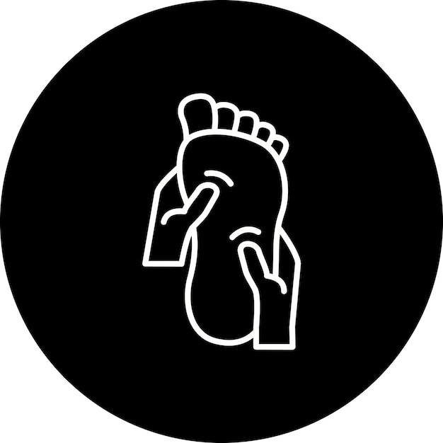 Icono de masaje de pies