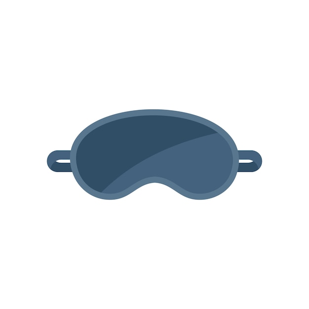 Icono de máscara para dormir vector plano Estilo de vida saludable Vida activa aislada