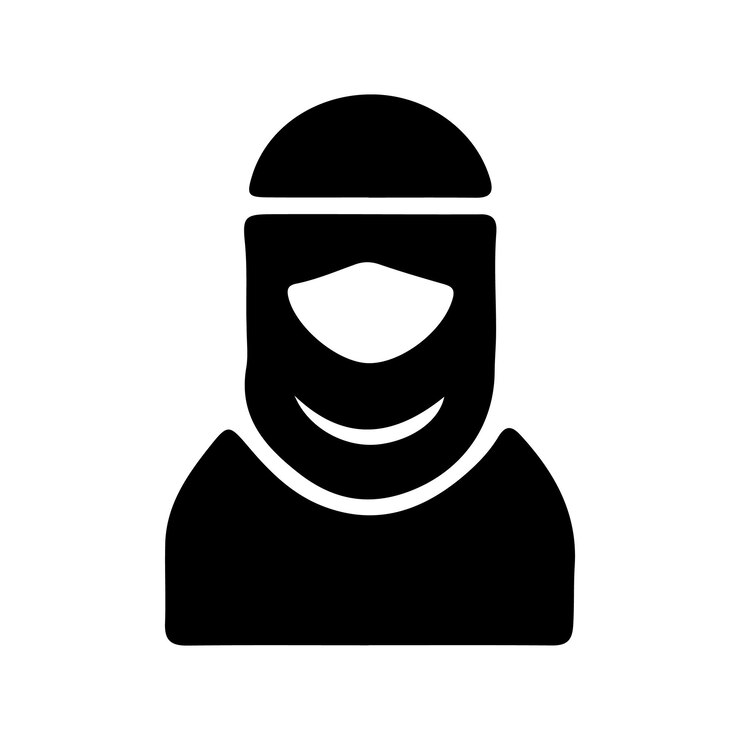 El icono de la máscara de Ninja