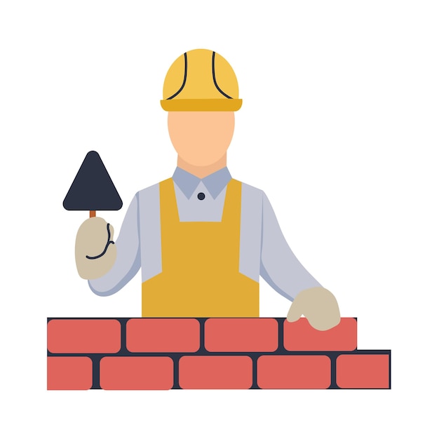 icono de Mason clipart avatar logotipo ilustración vectorial aislada