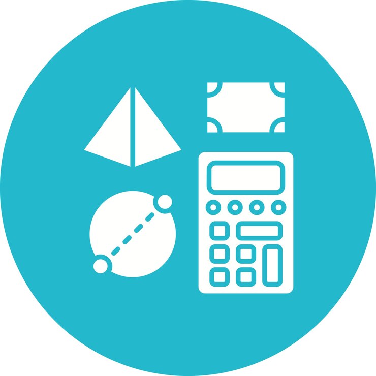 Vector icono de las matemáticas