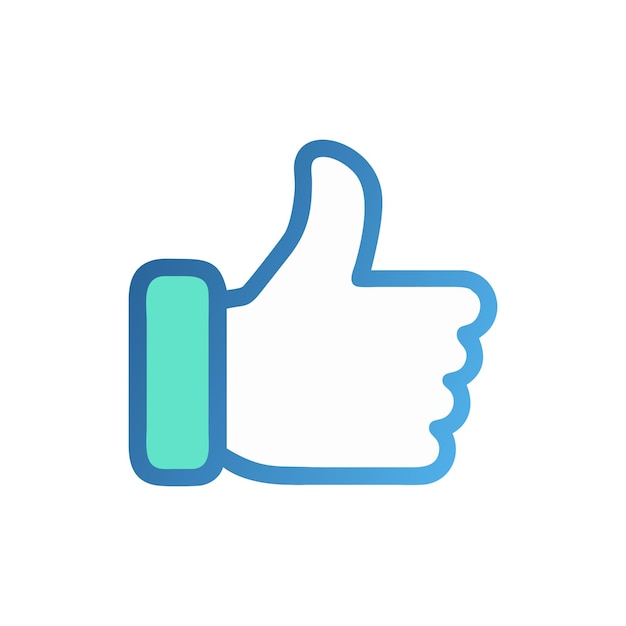 Ícono de "Me gusta" y "Reacción" para sitios web de redes sociales y aplicaciones móviles
