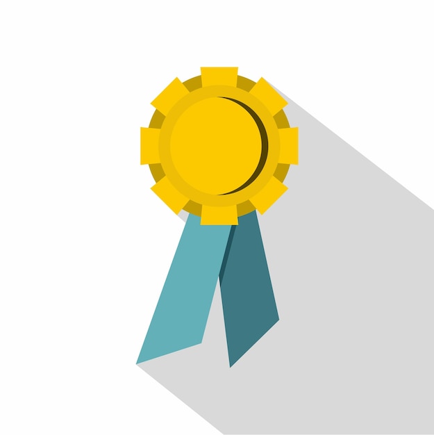 Icono de medalla de campeón Ilustración plana del icono de vector de medalla de campeón para web