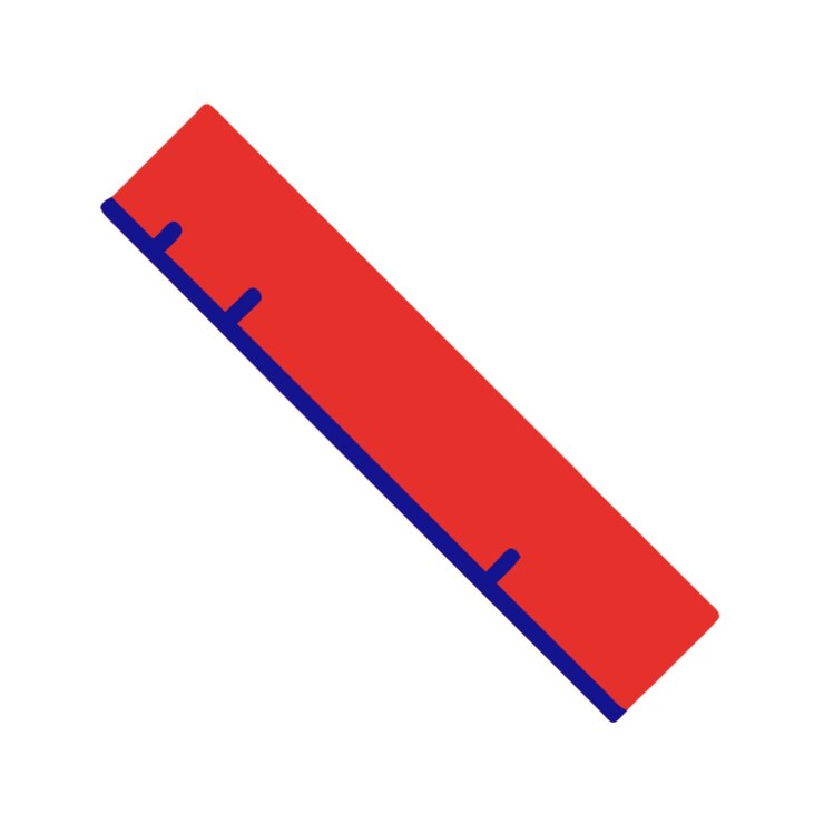 Vector icono de medición