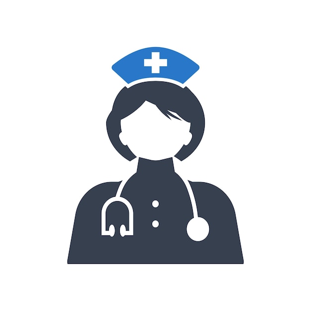 Icono de médico enfermera