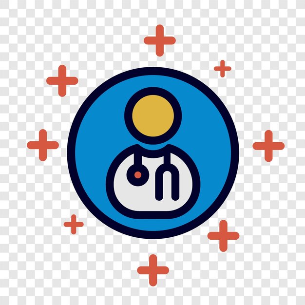 ICONO MÉDICO PLANO PLANTILLA DE ICONO DE FARAMACIA DAN