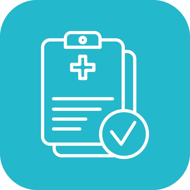 un icono médico con un símbolo médico en él