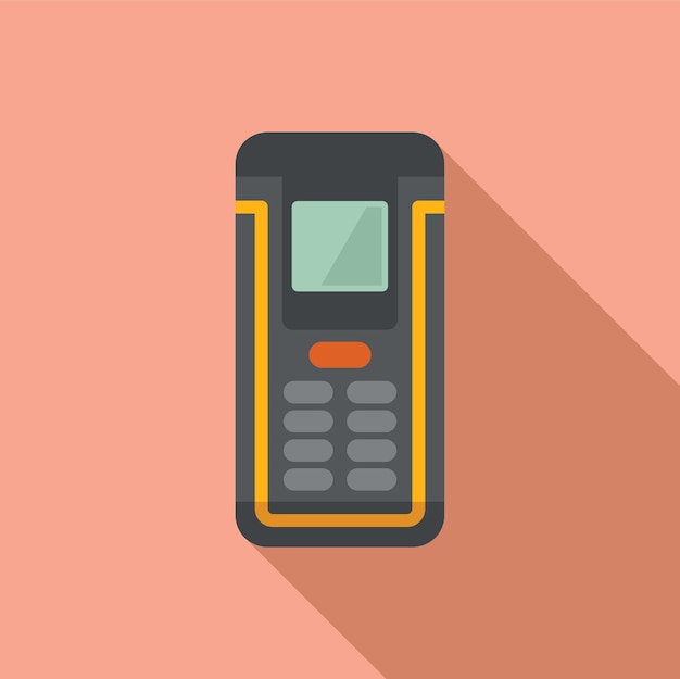 Icono de medidor láser de tierra vector plano Sistema de dispositivo de herramienta