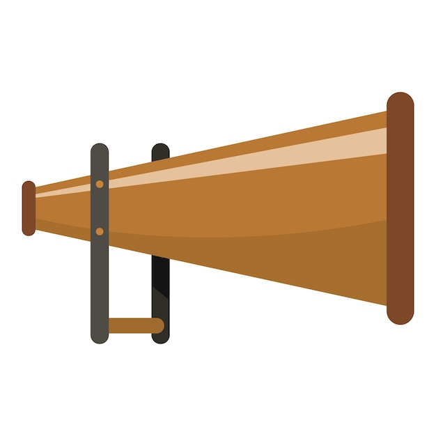 Icono de megáfono Ilustración de dibujos animados de icono de vector de tetera pequeña para web