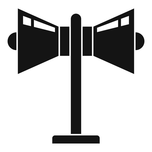 Icono de megáfono de remarketing Ilustración simple del icono de vector de megáfono de remarketing para diseño web aislado sobre fondo blanco