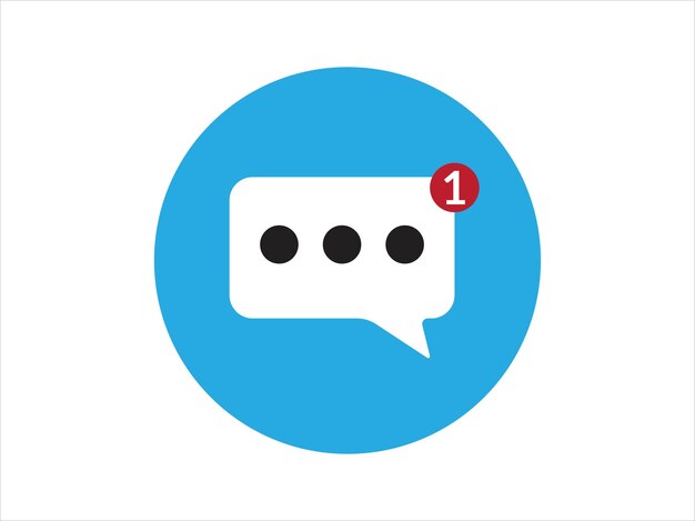 Icono de mensaje Colección de símbolo vectorial en fondo blanco Ilustración vectorial