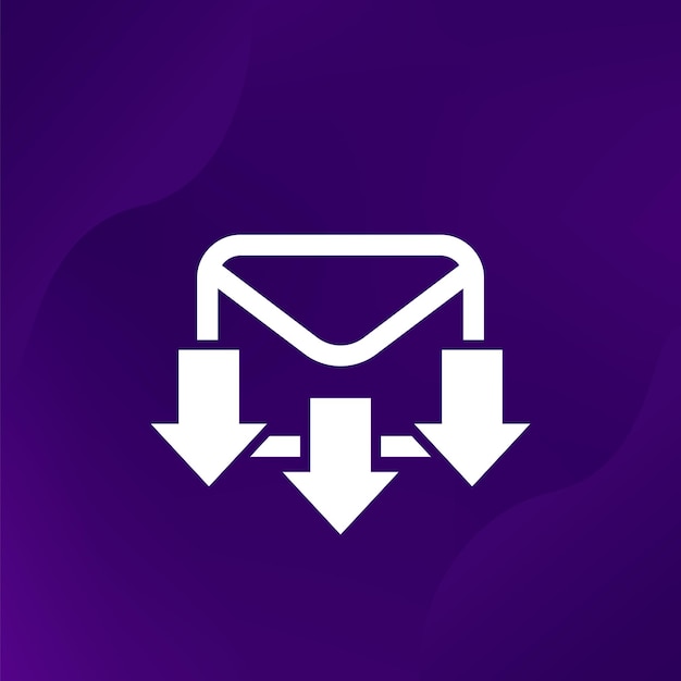 icono de mensaje de correo electrónico para aplicaciones o web