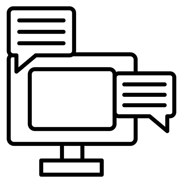 Icono de mensajería de escritorio