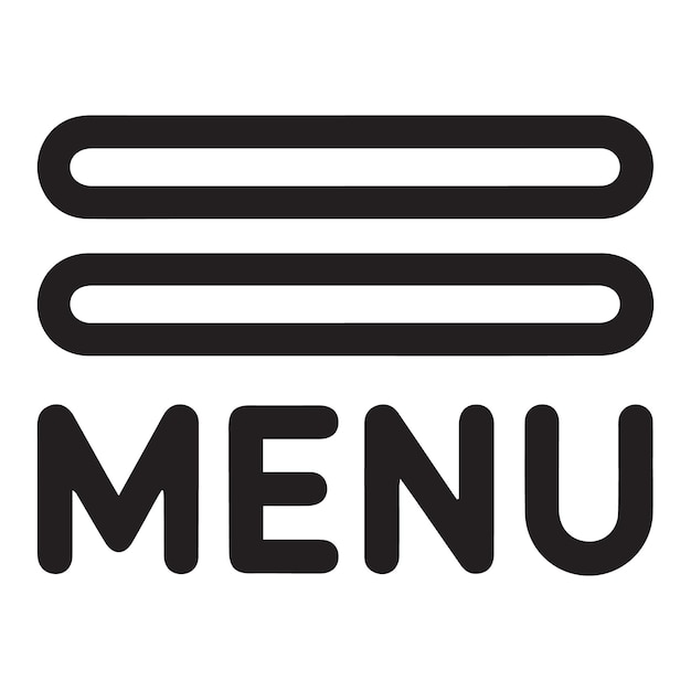 el icono del menú