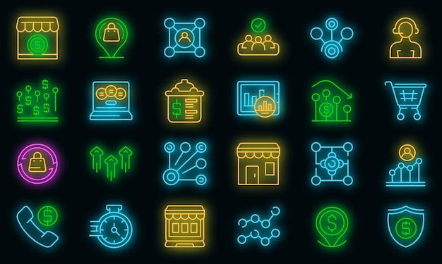 Icono de mercado estrecho, estilo de contorno