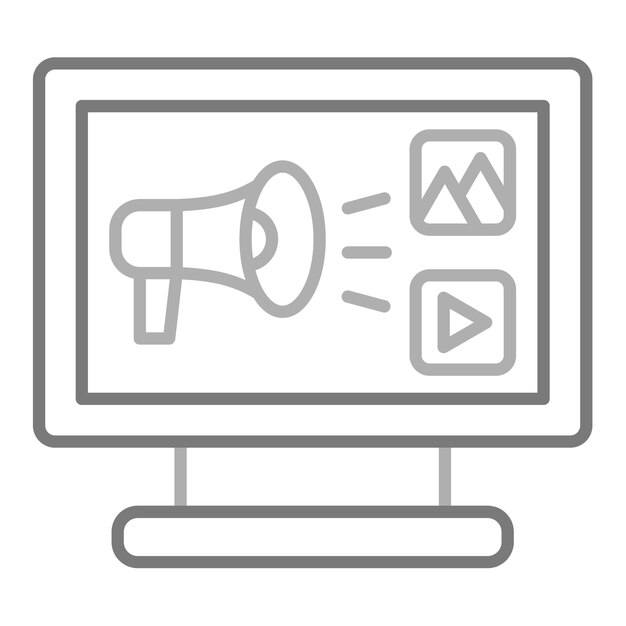 Icono de mercadotecnia