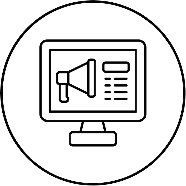 Icono de mercadotecnia
