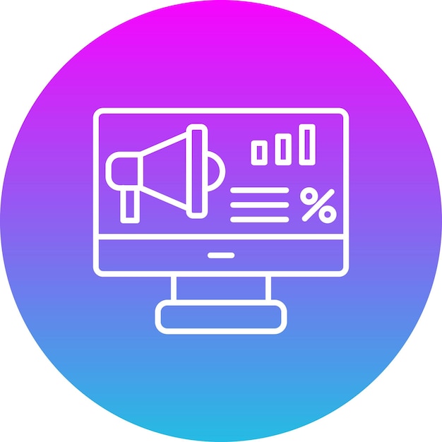 Icono de mercadotecnia