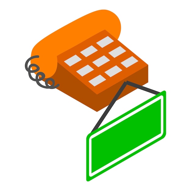 Icono de mesa de ayuda Ilustración isométrica del icono de vector de mesa de ayuda para web