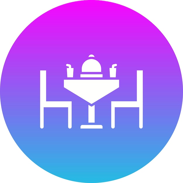 Icono de la mesa de comedor